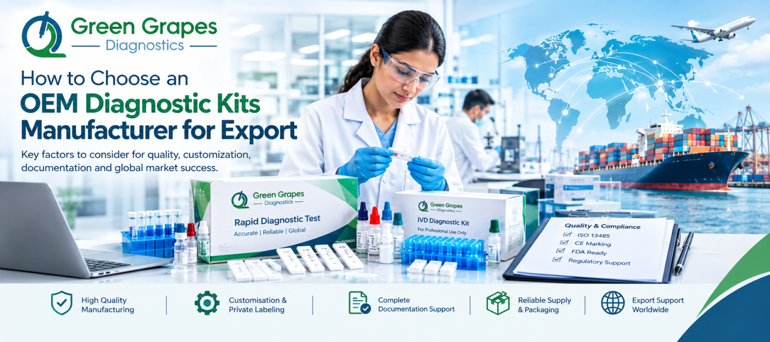 OEM diagnostic kits manufacturer for export – Green Grapes Diagnostics
