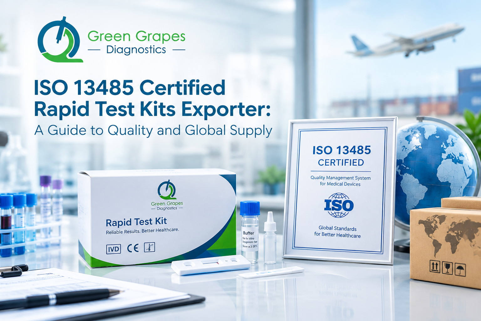 ISO 13485 Certified Rapid Test Kits Exporter