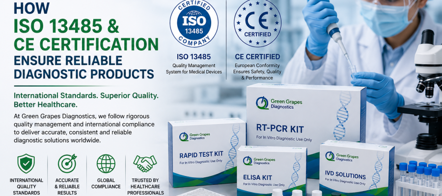 How ISO 13485 and CE Certification Ensure Reliable Diagnostic Products
