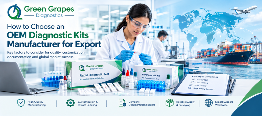 OEM diagnostic kits manufacturer for export – Green Grapes Diagnostics